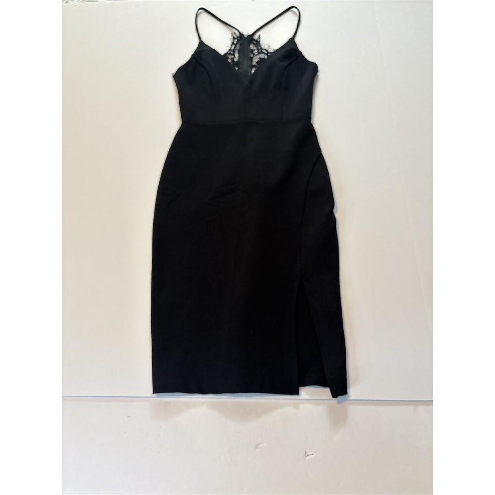 GBG Los Angeles Leyla Lace Back Bodycon Midi Dress Size XS